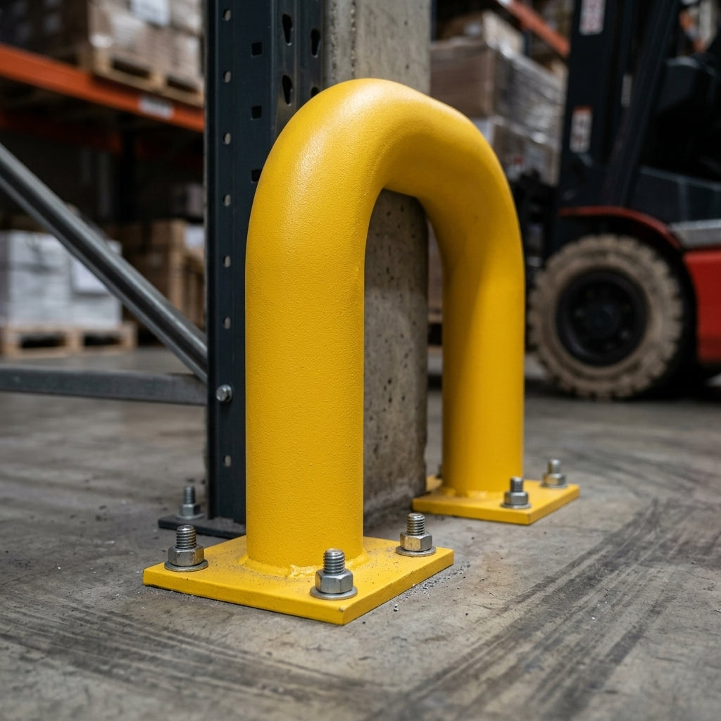 76mm Protection Guard, 350–1200mm Height, Yellow/Black (view 2)