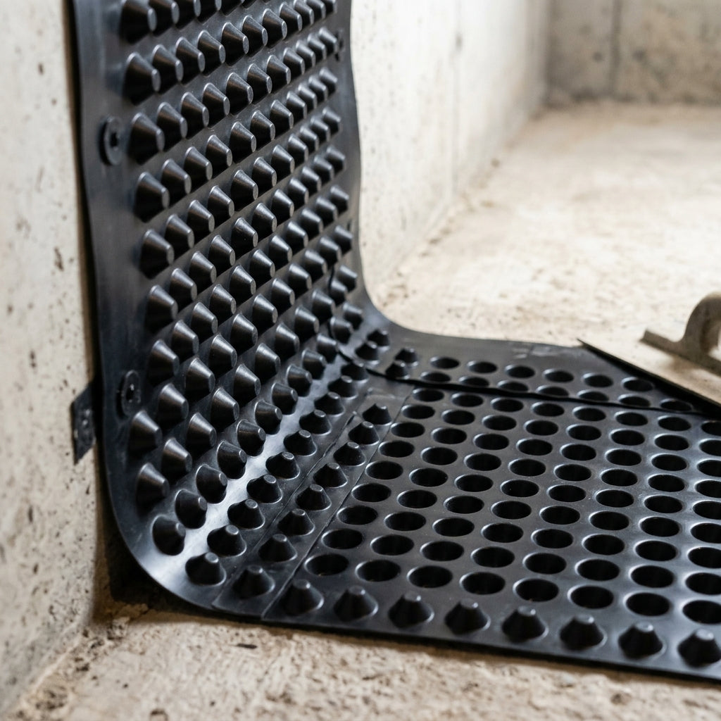 20mm Waterproof Floor Membrane 40m² Heavy-Duty Drainage (view 2)