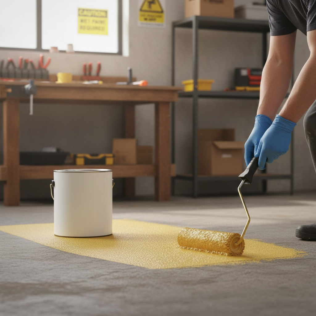 Premium Universal PU Non Slip Anti Skid Concrete Floor Paint for Internal and External Applications