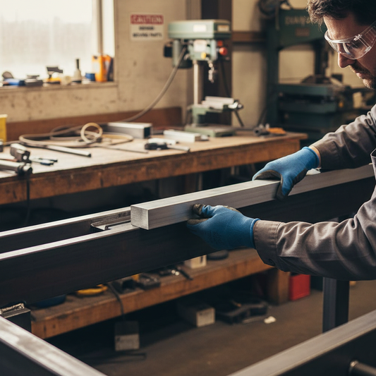 Premium 6.3mm Heavy Duty Aluminium Square Bar - Structural Grade 6082 T6 for Enhanced Strength and Corrosion Resistance