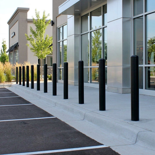 Crash-tested safety bollard, ASTM F3016 certified