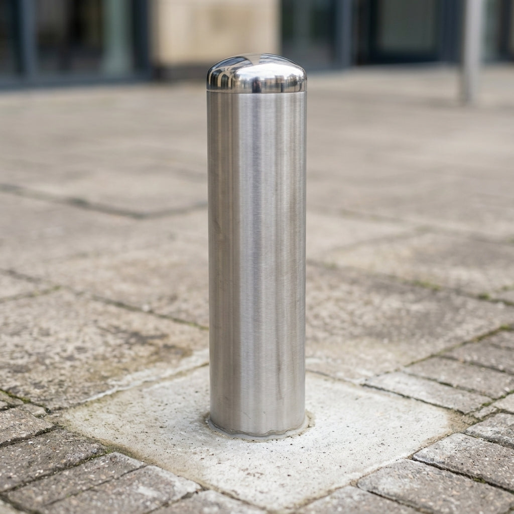 750mm Stainless Steel Semi-Domed Bollard 304 Grade (view 2)