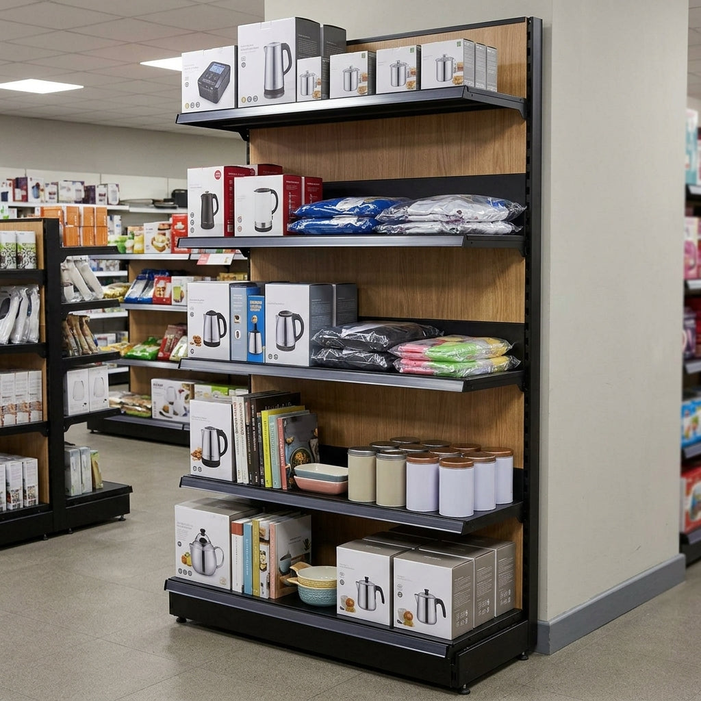 2.1m High Wall Shelving Bay 570mm Base & 470mm Upper Shelves