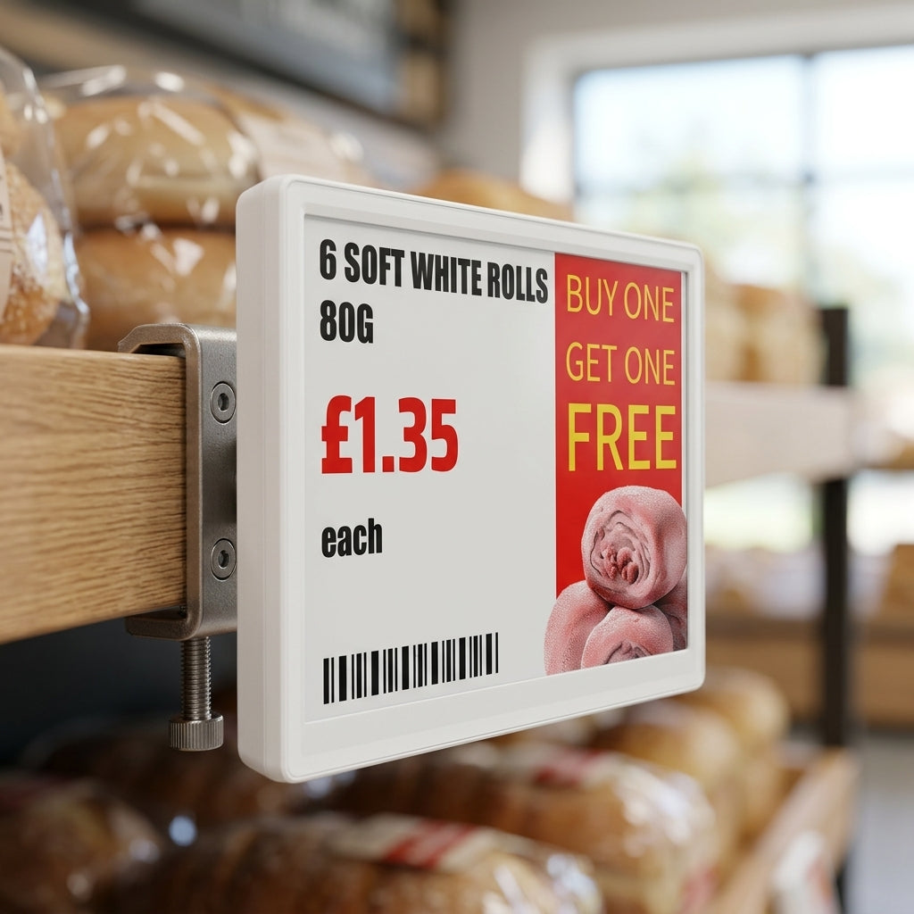9.7" electronic paper digital shelf label ultra-low power (view 2)
