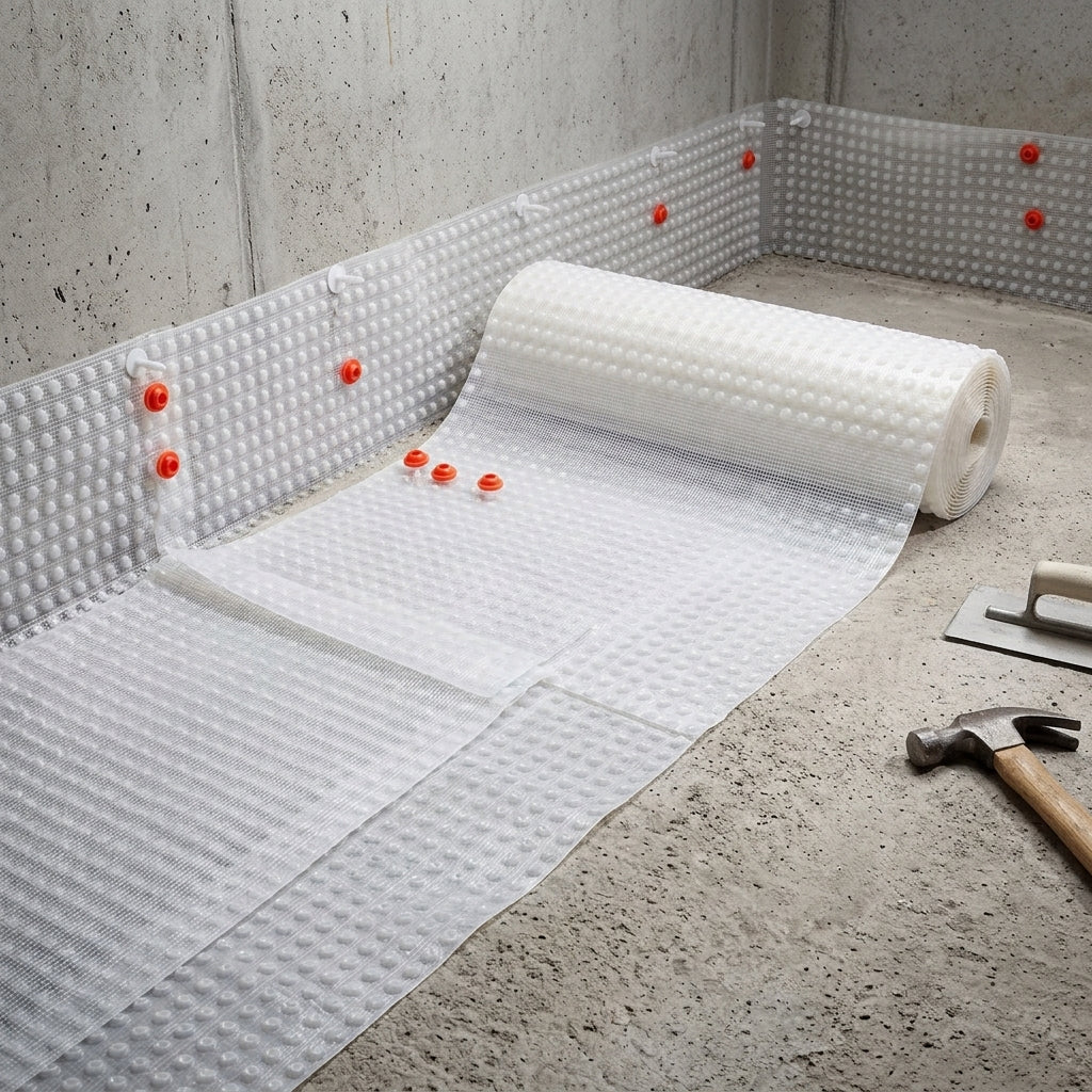 1.2m x 10m Damp Proof Mesh Membrane - 3mm Thickness