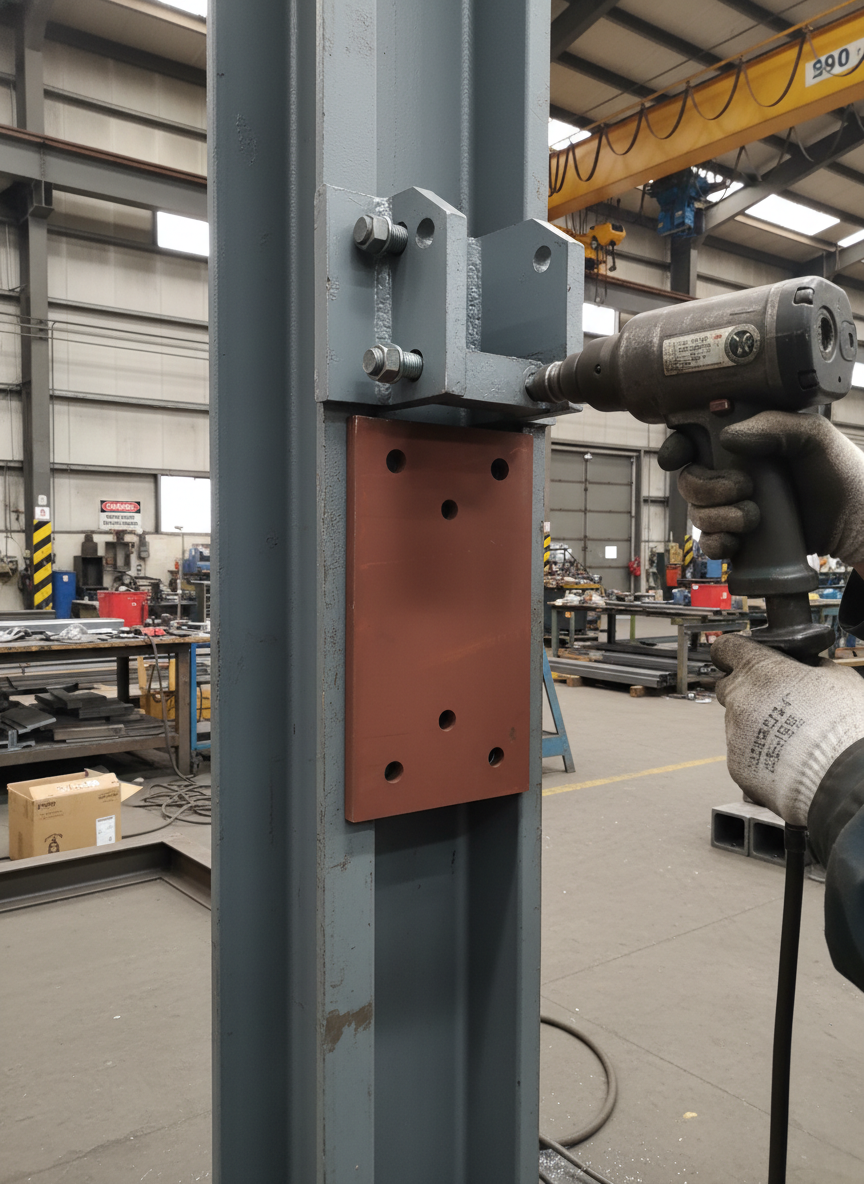 Premium Heavy Duty Dock Bumper Back Plate 450 x 250 x 15 mm with Threaded Holes for Easy Installation
