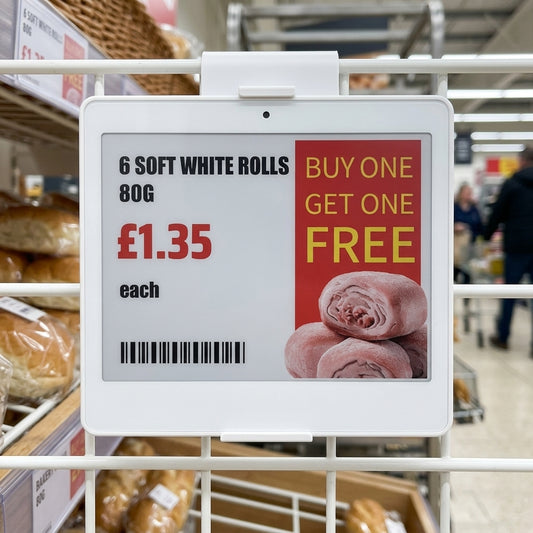 4.2" Electronic Shelf Label – Ultra-Low Power Display