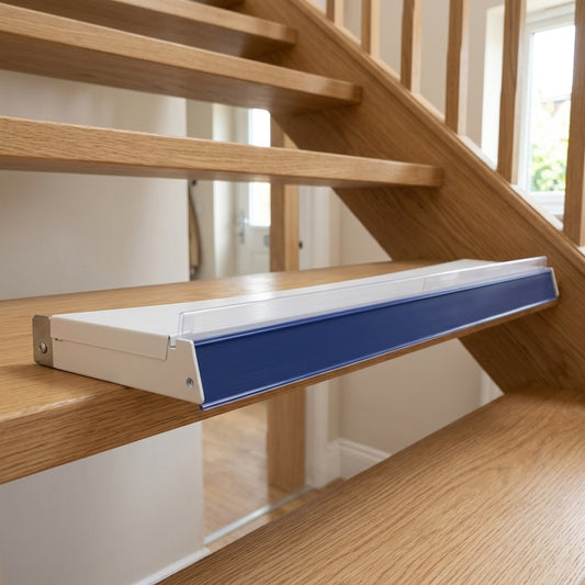 Shelf Riser Plastic Biscuit Stop 20mm – 665mm to 1250mm