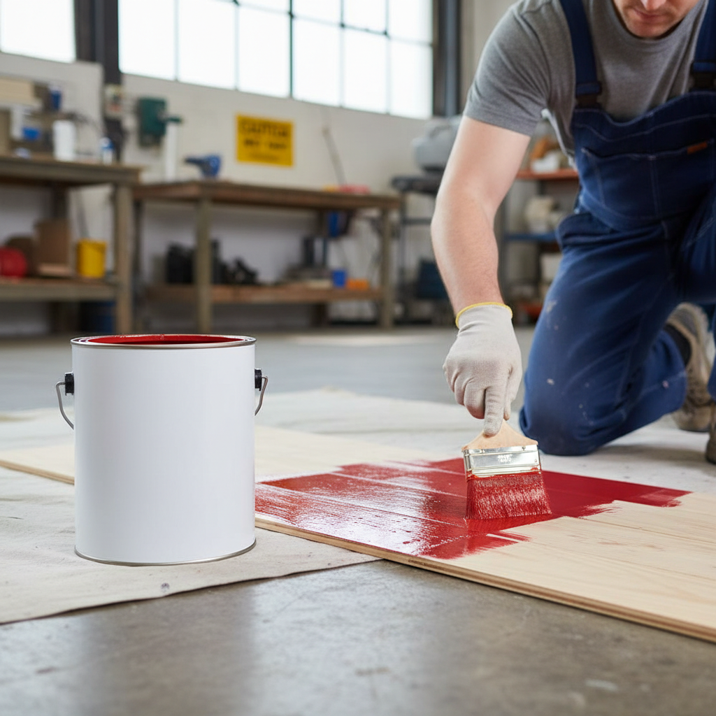 Premium 3-in-1 Wood Floor Paint - Durable, UV Resistant for Indoor and Outdoor Use