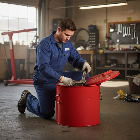 30ltr Justrite® Dip Tank - 27608 ||397mmØ x H362mm