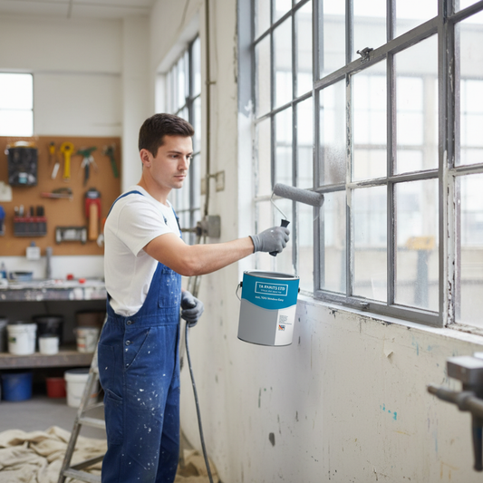 Premium Universal PU Enamel Window Grey Paint for Indoor and Outdoor Use - Quick-Drying and Durable Finish