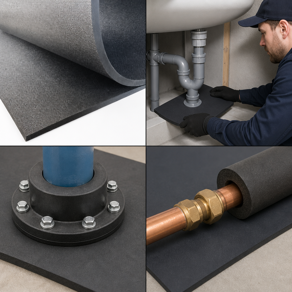WRAS Approved EPDM Rubber Sheet for Plumbing Applications
