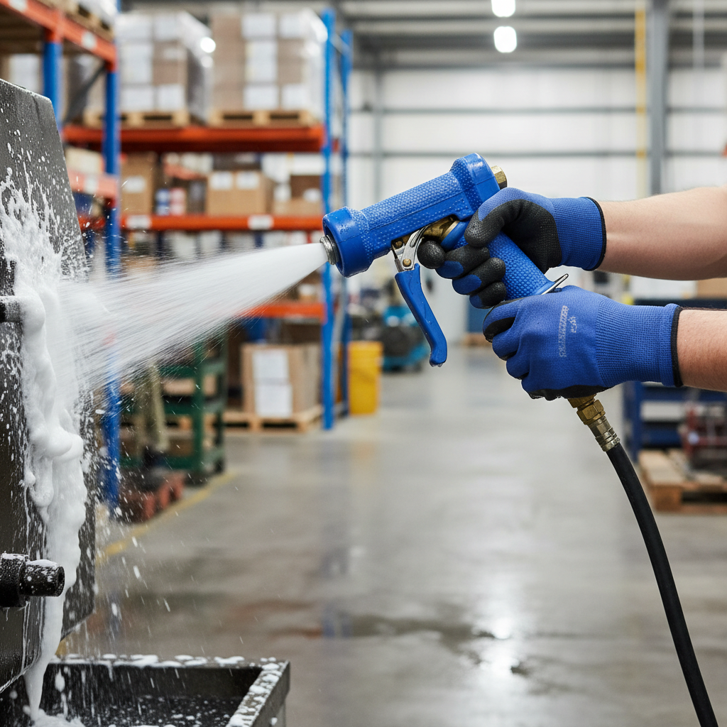 Premium Heavy Duty Wash Down Water Gun with Adjustable Spray for Foam Tanks and Lances