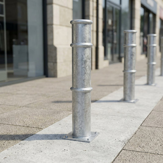 Ornamental Mild Steel Bollard with Galvanised Finish