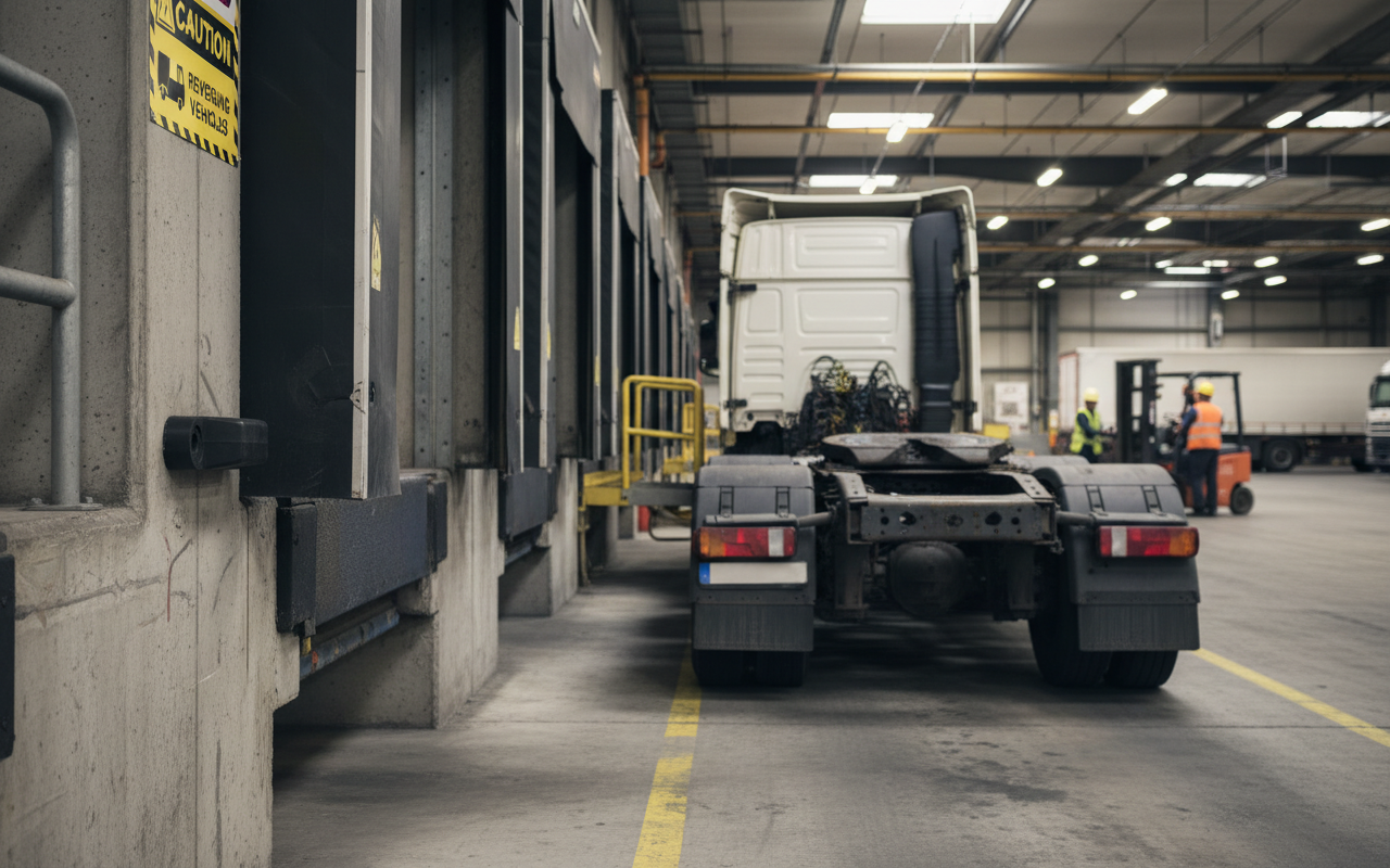 Premium Universal Rubber HGV Bumper for Light and Heavy Commercial Vehicles - 110 x 25 x 42 mm