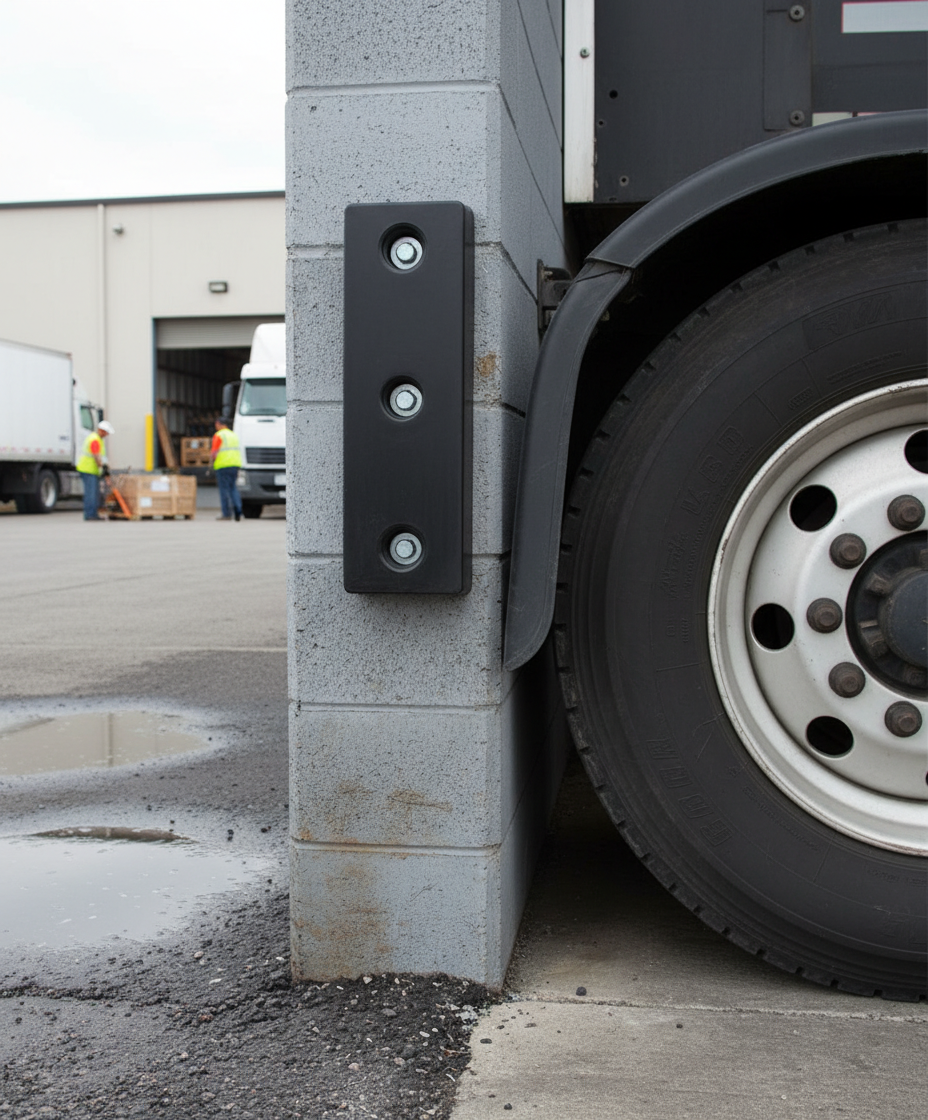 Premium Heavy Duty Dock Bumper 750mm x 250mm x 100mm - Robust Design for Vehicle Protection