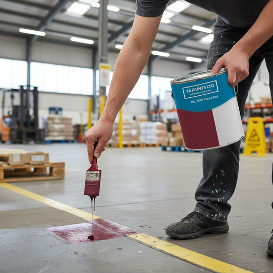 Premium Deep Purple Red Paint for High-End Retail Spaces and Offices - Rich Hue for Luxury Applications