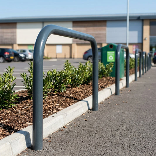 76mm Galvanised Steel Hoop Barrier 1000mm Above Ground