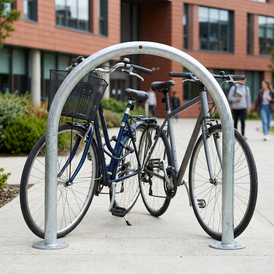 750mm Cycle Stand – Galvanised or Stainless Steel, 2-Bike Capacity