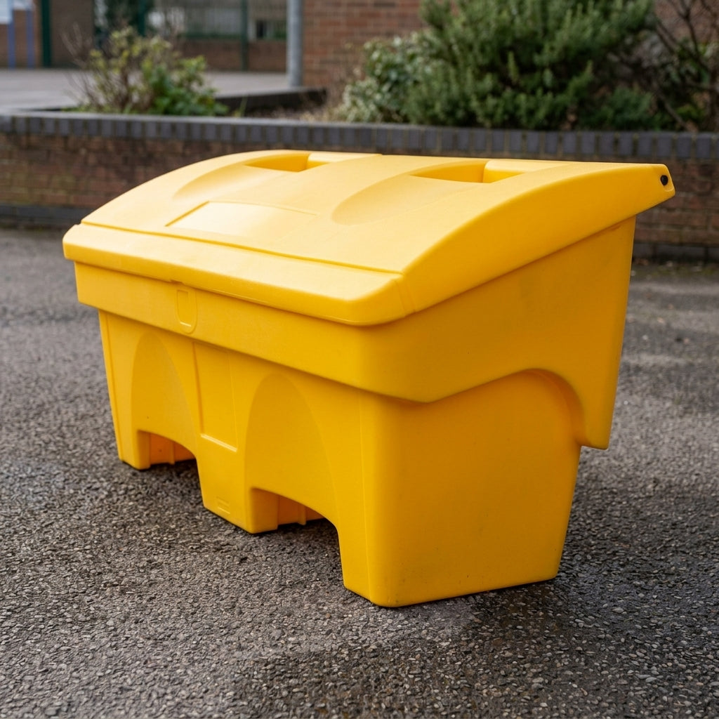 200L/400L reinforced double-wall grit bin with fork-lift pockets