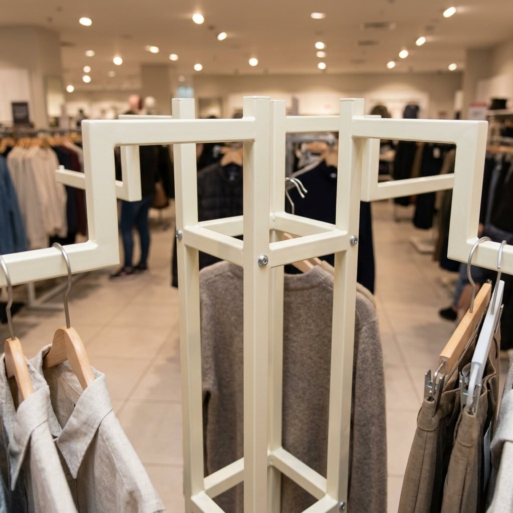 1460mm four-arm clothing rail, 1325mm span (view 2)