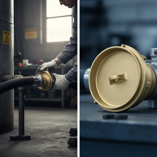 Premium Brass VB Blanking Plug for MK Couplers - Durable, Corrosion-Resistant, and Ideal for Fluid Transfer