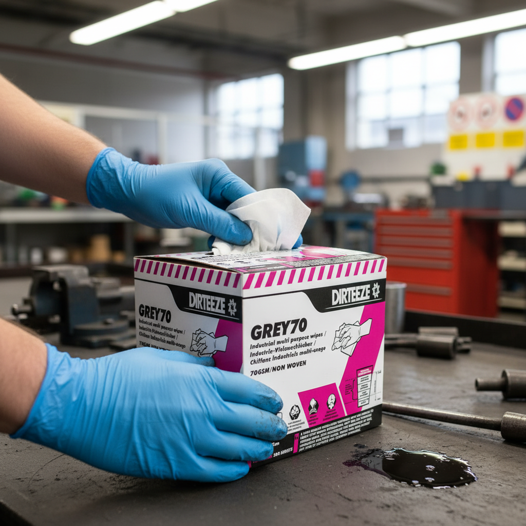 Dirteeze Industrial Multi-Purpose Technical Process Wipes - GRB200 ||200 Wipes