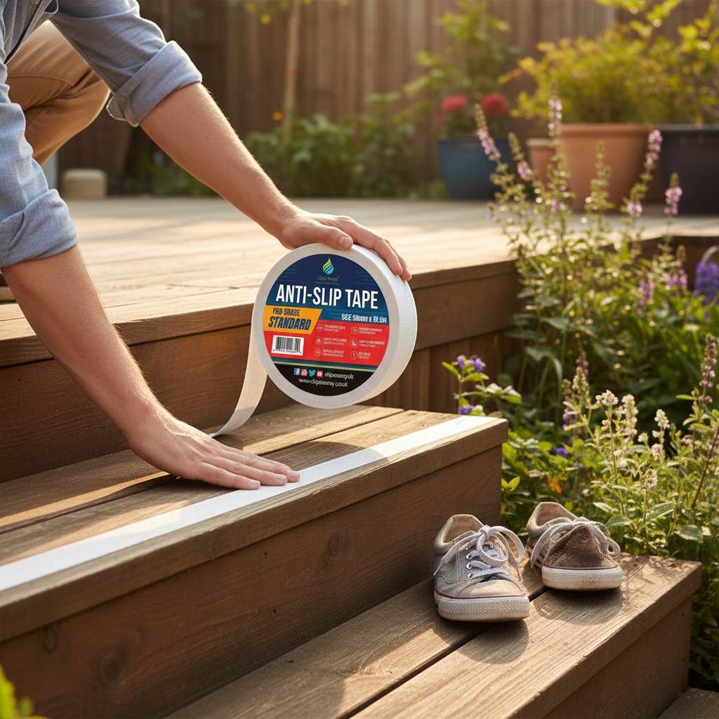 Premium Standard Grade Non-Slip Tape Roll - Anti-Slip Traction for Indoor and Outdoor Use with Industrial-Grade Durability