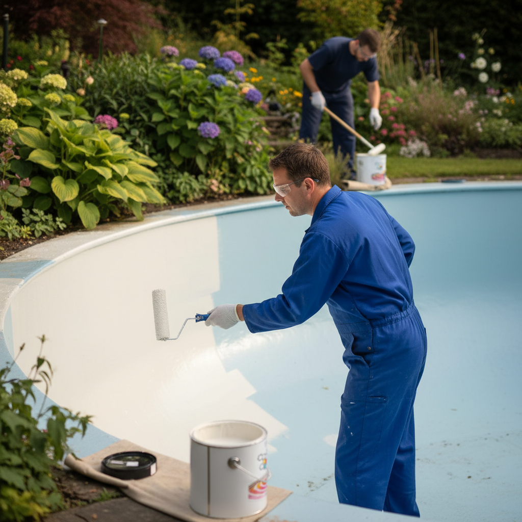 Professional Two Pack Epoxy Primer for Swimming Pools and Ponds - Durable Finish for Fiberglass and Metal Protection