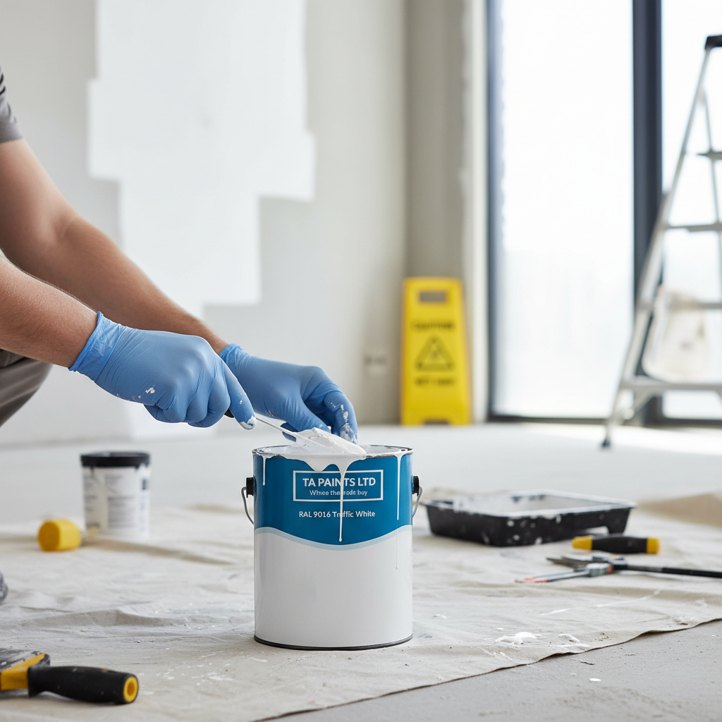 Premium Universal PU Enamel Traffic White Paint for Indoor and Outdoor Use with Quick-Drying Options and Anti-Corrosive Finish