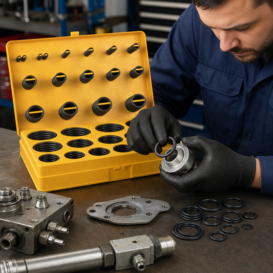 Metric Nitrile Rubber O Ring Kit with 400 Pieces for Various Applications