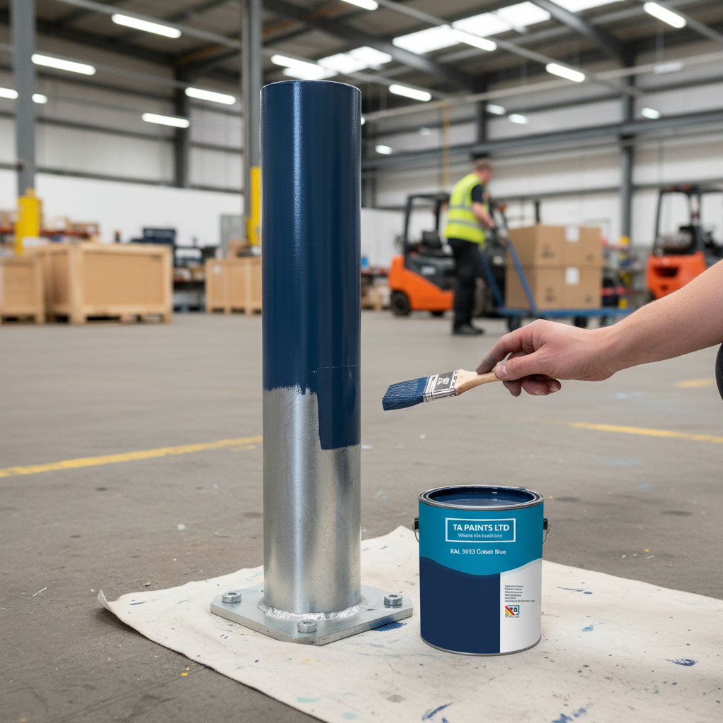 Premium Universal PU Enamel Cobalt Blue Paint - Weather Resistant, Anti-Corrosive, Versatile for Interior and Exterior Use