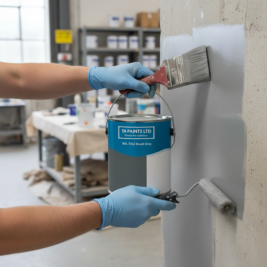 Premium High-Performance Universal PU Enamel Paint in Basalt Grey - Durable, Quick-Drying, and Versatile for Indoor and Outdoor Use