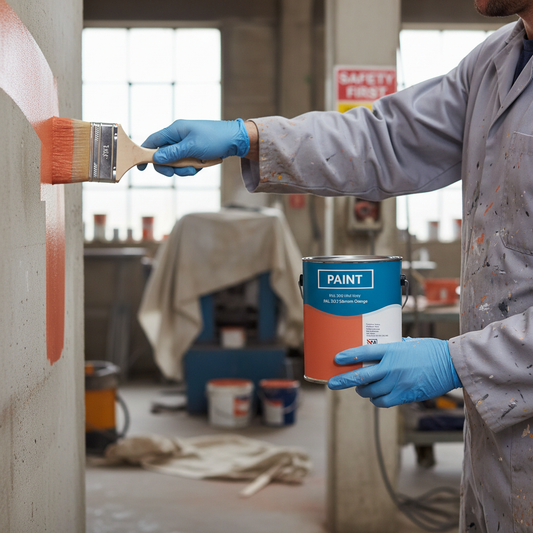 Premium Durable Salmon Orange Paint for Hospitality and Creative Spaces - Easy to Maintain with Cheerful Finish