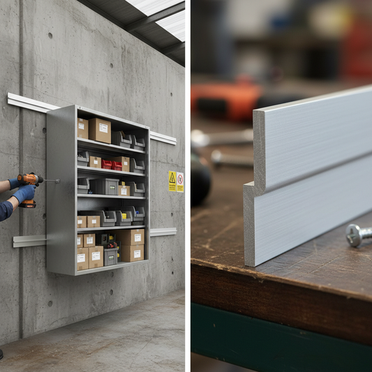 Premium Aluminium Z Shaped Section for Picture Hanging and Displays - Durable Corrosion-Resistant Alloy, Cut-to-Size Options Available
