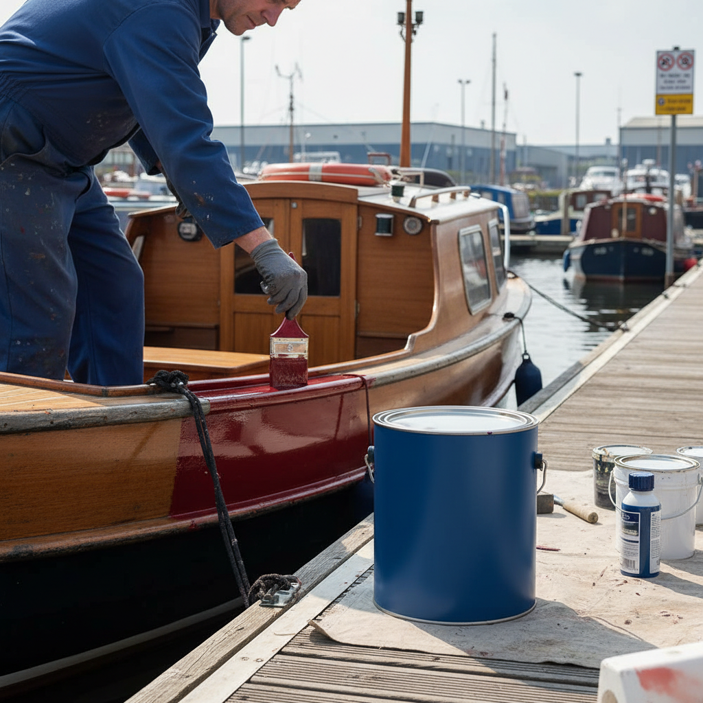 High-Performance Single Pack Polyurethane Marine Boat Paint for Above & Below Waterline with Excellent Durability and UV Resistance