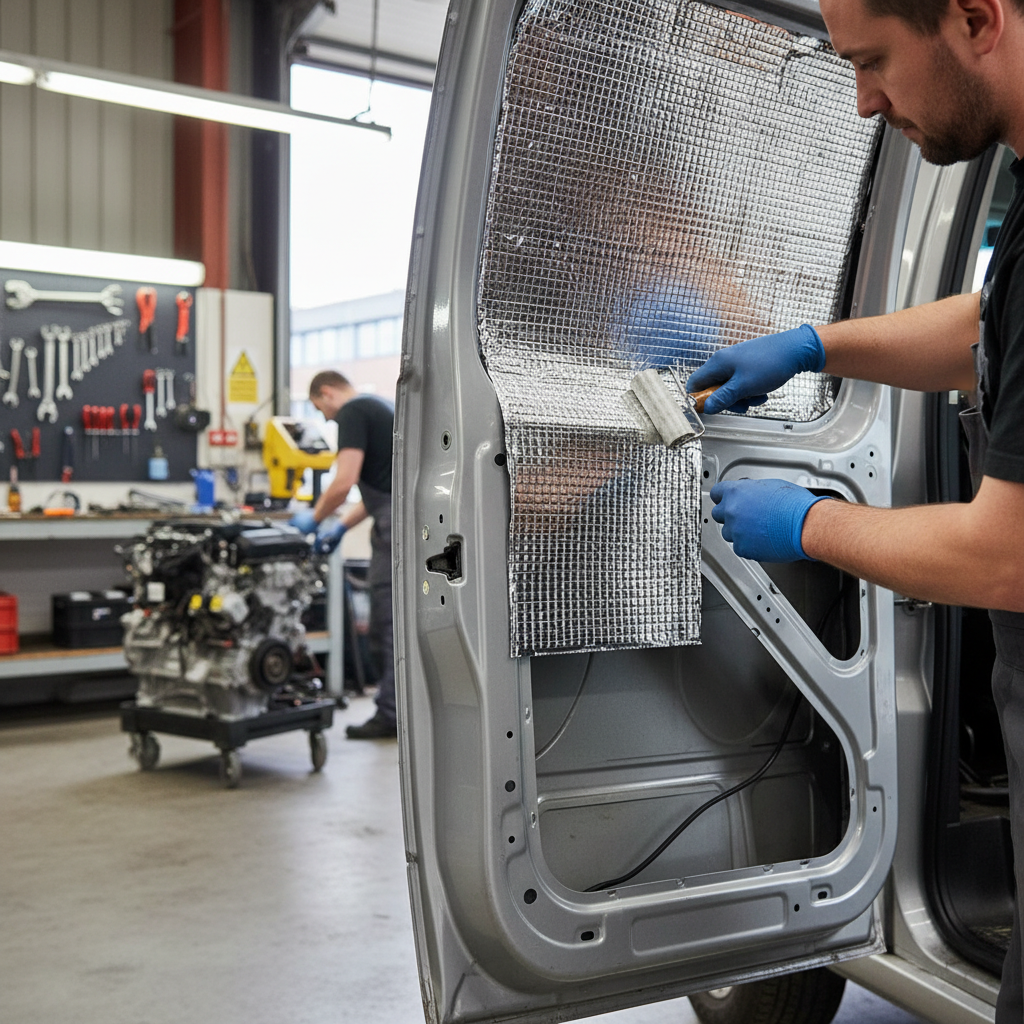 Premium Sound Deadening Material - 40 Sheets of Butyl Construction for Noise Reduction in Vehicles