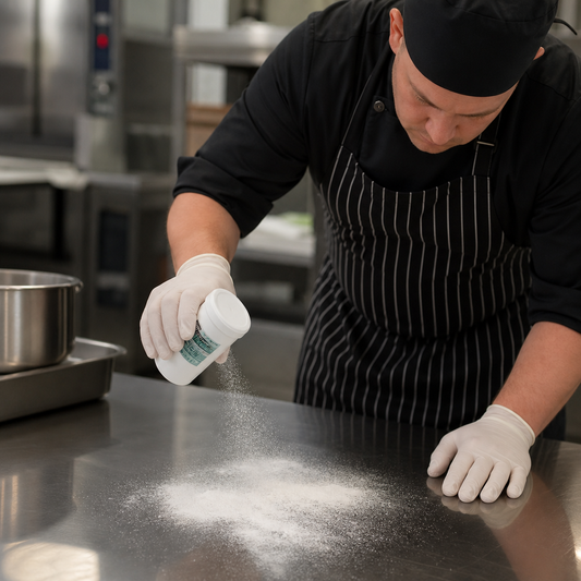 Antibacterial Absorbent Powder for Effective Spill Management (500ml Shaker)