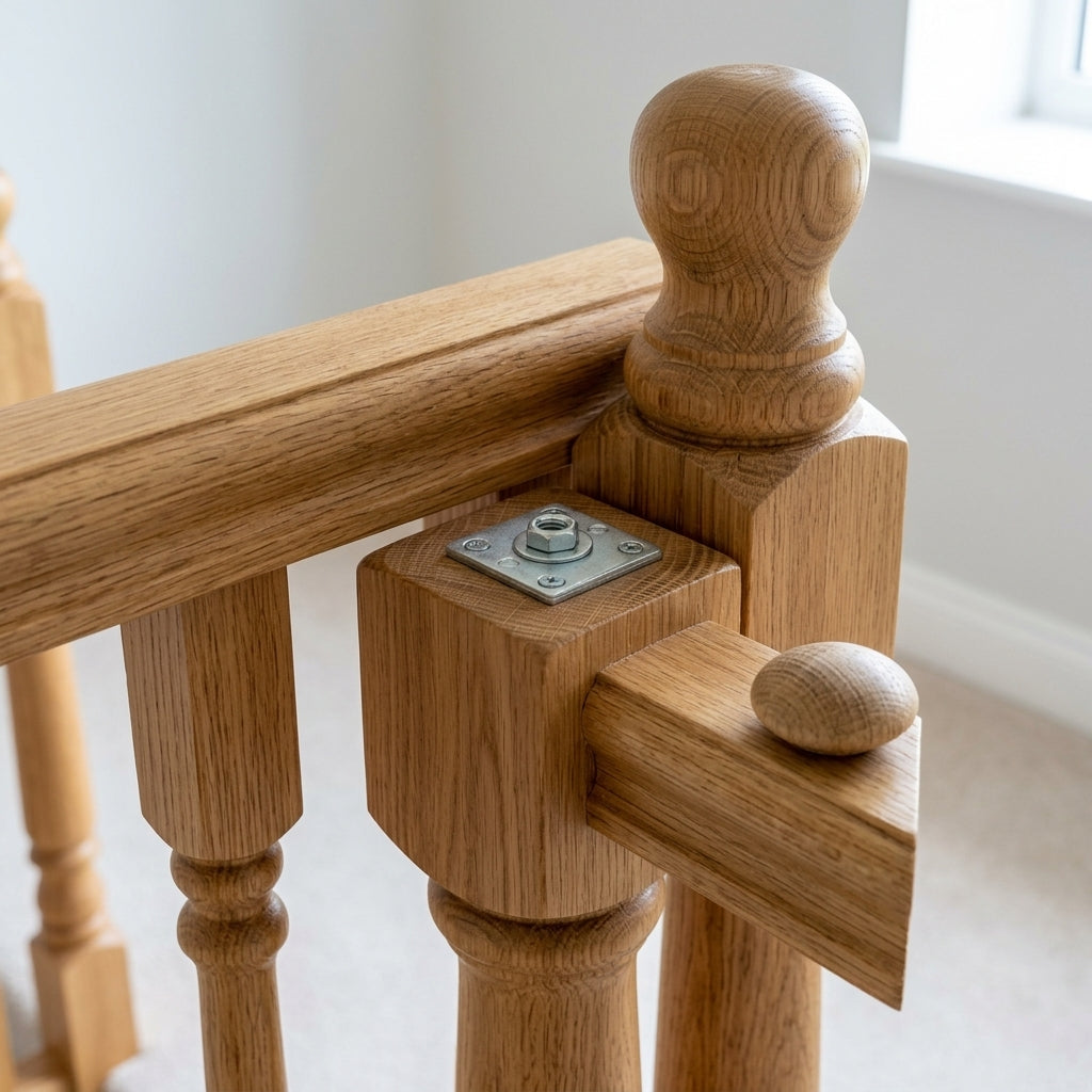 M6 x 80mm Handrail to Newel Post Fixing Bolt (view 2)