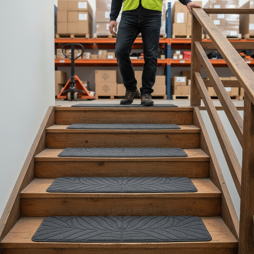 Premium Non-Slip Carpet Stair Treads, 8" x 30" (15-Pack) Washable Indoor Runners with Durable Non-Adhesive Backing