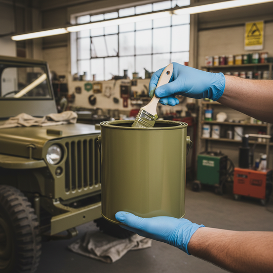 Premium Universal PU Enamel Olive Drab Paint for Indoor and Outdoor Use - Quick-Drying, Anti-Corrosive, Multiple Finishes Available