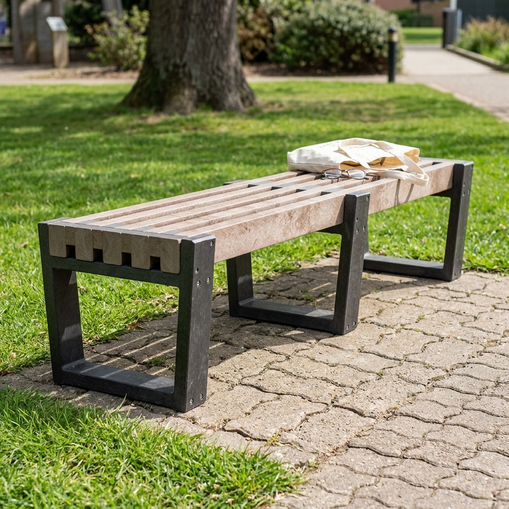 1800mm Recycled Plastic Edge Bench