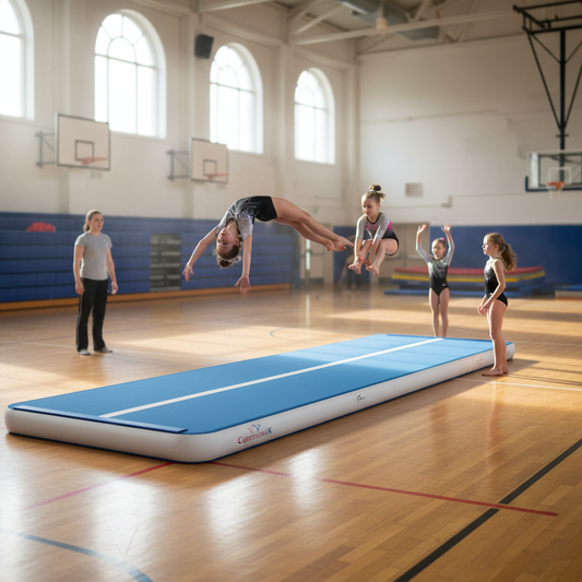 Premium Heavy Duty Air Track Pro Air Floor 12m x 2m x 20cm - Safe and Durable Training Mat