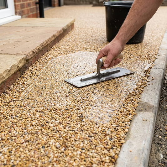Resin bound driveway kit, UV stable, 7kg or 7.5kg professional