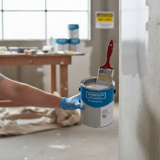 Premium Universal PU Enamel Silk Grey Paint for Indoor and Outdoor Use - Quick-Drying, Durable Finish in Multiple Variants