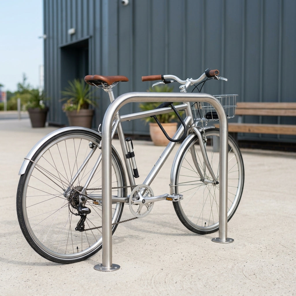 750mm x 850mm Cycle Stand Stainless Steel