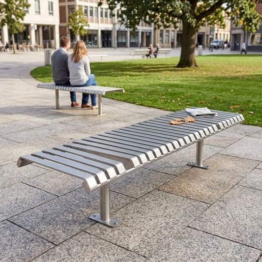 1800mm Double Steel Bench – Galvanised or Stainless
