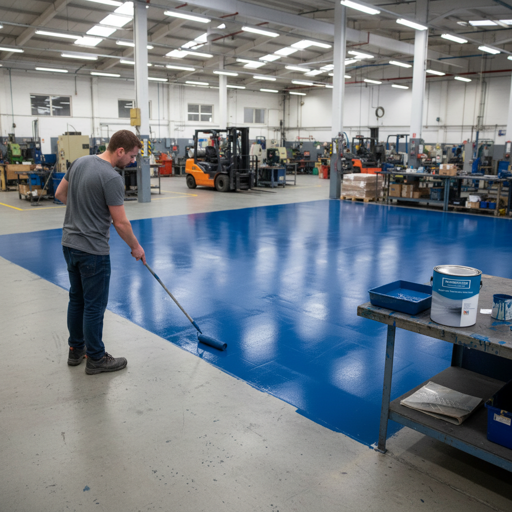 Premium Universal PU Enamel Workshop Floor Paint - Durable, Chemical Resistant, and Non-Slip Option for Concrete and Metal Floors
