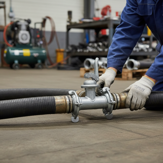 Premium Heavy Duty Leverlock Tee Male Branch Coupling for Liquid and Solid Flow Control