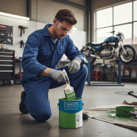 Premium Universal PU Enamel Kawasaki Green Paint for Indoor and Outdoor Use - Quick-Drying, Durable Finish